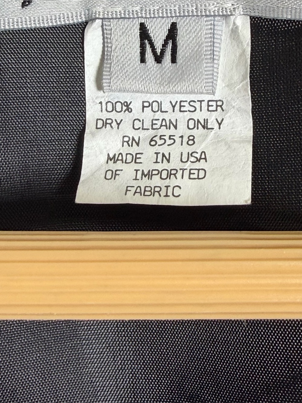Patra Womens Sz M Black Satin Trench Coat Belted Duster 80s 90s Made USA Vintage - Picture 7 of 7